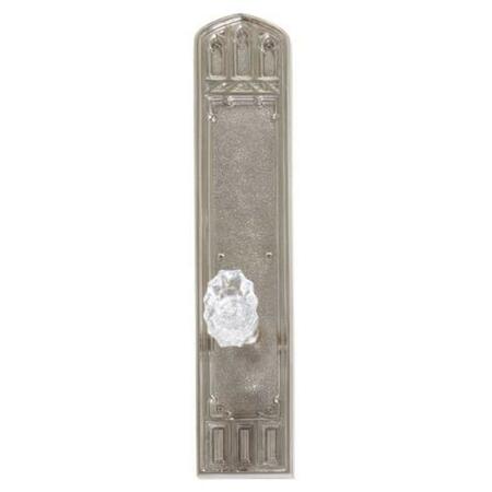 BRASS ACCENTS Interior Door Plate Privacy Set 2.75 in. Backset - Aged Brass D04-K584G-SVN-486